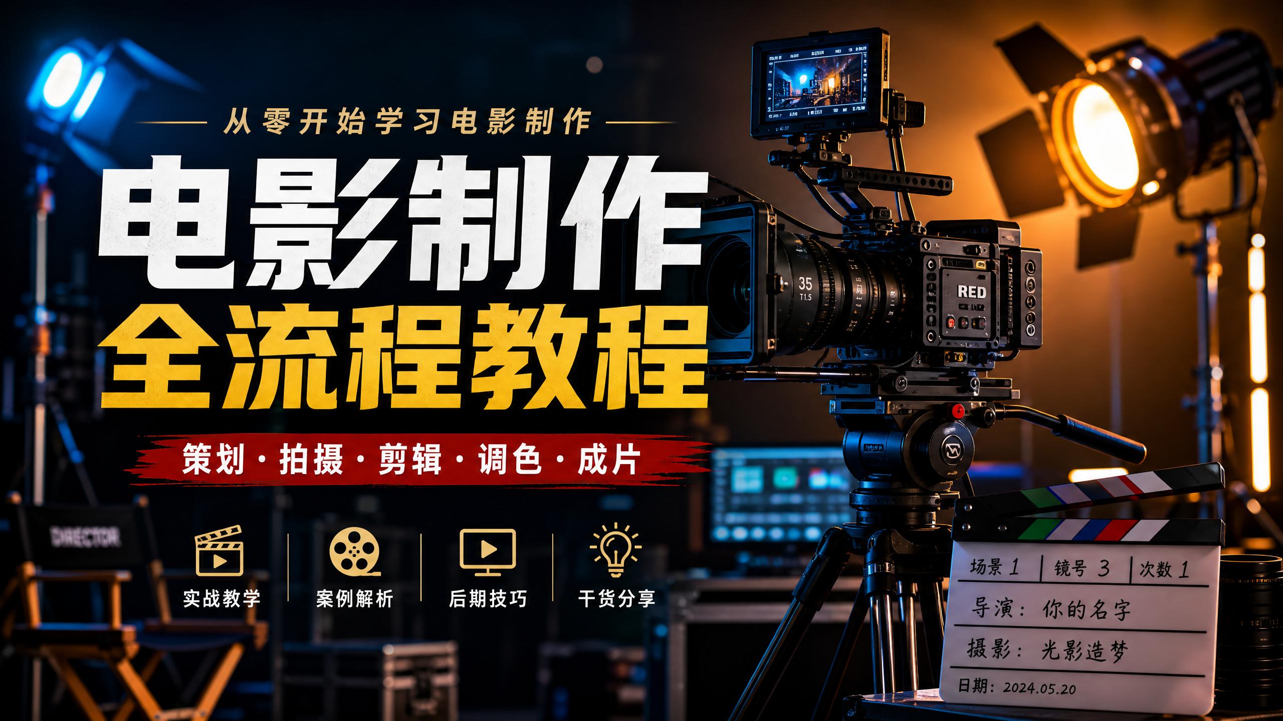 妻社电影制作全流程视频教程